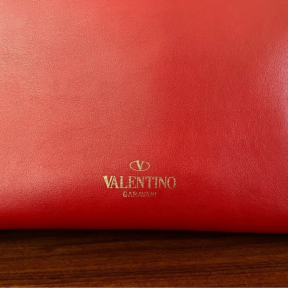 Valentino Rockstud Exec Dome Vitello Bag - Picture 2 of 8